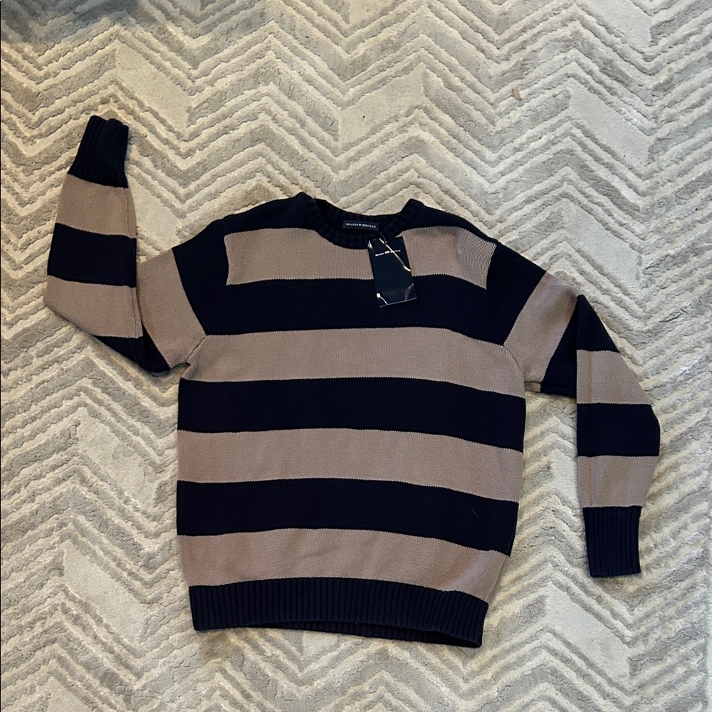 Brandy Melville Women's Oversized Striped Sweater